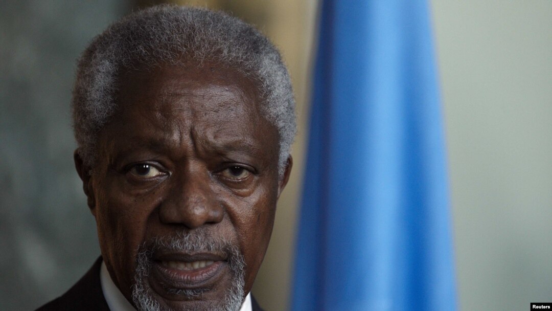 Joint special envoy on Syria for the United Nations and the Arab League Kofi Annan has urged the Security Council to support his efforts to end the bloodshed in Syria.
