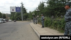 Ոստիկանական ուժեր Իջևանում, 19֊ը հուլիսի, 2019թ.