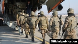 Армянские миротворцы отправляются в Казахстан, 7 января 2022 г․ 