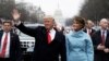U.S. -- Президент Трамп а, цуьнан зуда Вашингтон -- Мелания Трамп а Вашингтонерчу инагурацин леринчу парадехь дечкен-беттан 20-гIа, 2017-гIа шо. 