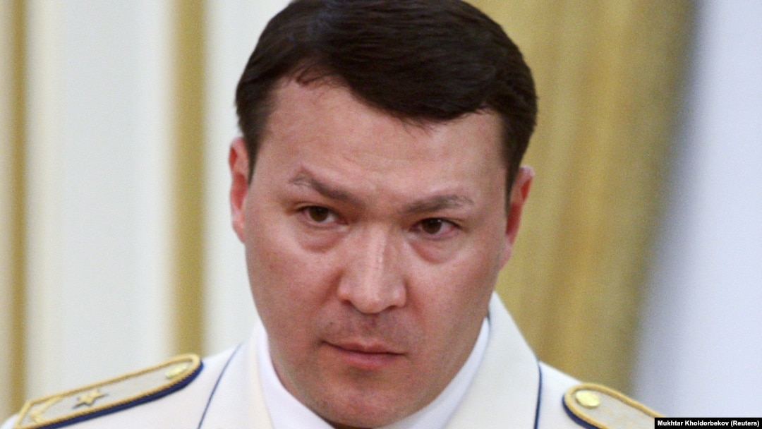 Samat Abish attends a ceremony in Astana in 2017.