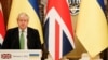 Премʼєр-міністр Великої Британії Борис Джонсон під час візиту до України. Київ, 1 лютого 2022 року