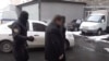 Armenia -- A screenshot of a National Security Service vide of the arrest of defense contractor Davit Galstian, February 1, 2021