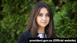 Юлія Мендель, призначену на посаду речниці президента Володимира Зеленського. 3 червня 2019 року 