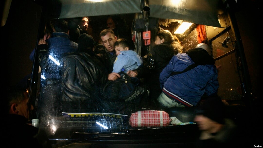 Autobus za Srbiju iz Prištine, 2. februar 2015. 