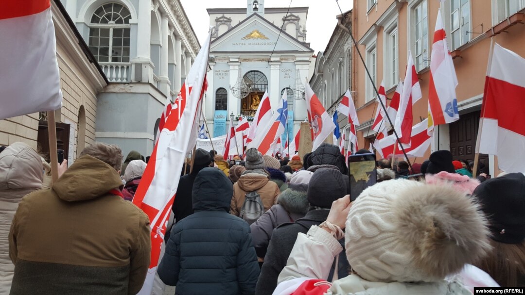 Вільнюс, 22 листопада 2019 року: перепоховання Кастуся Калиновського