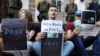 Учасники пікету біля посольства Італії в Україні на знак протесту проти рішення Парламентської асамблеї Ради Європи про повернення представників Росії у ПАРЄ. Київ, 25 червня 2019 року