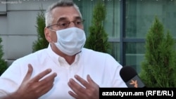 Political analyst Richard Giragosian during an interview with RFE/RL’s Armenian Service, Yerevan, August 17, 2020.