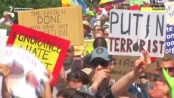 Thousands Demonstrate In Helsinki Ahead Of Trump-Putin Summit