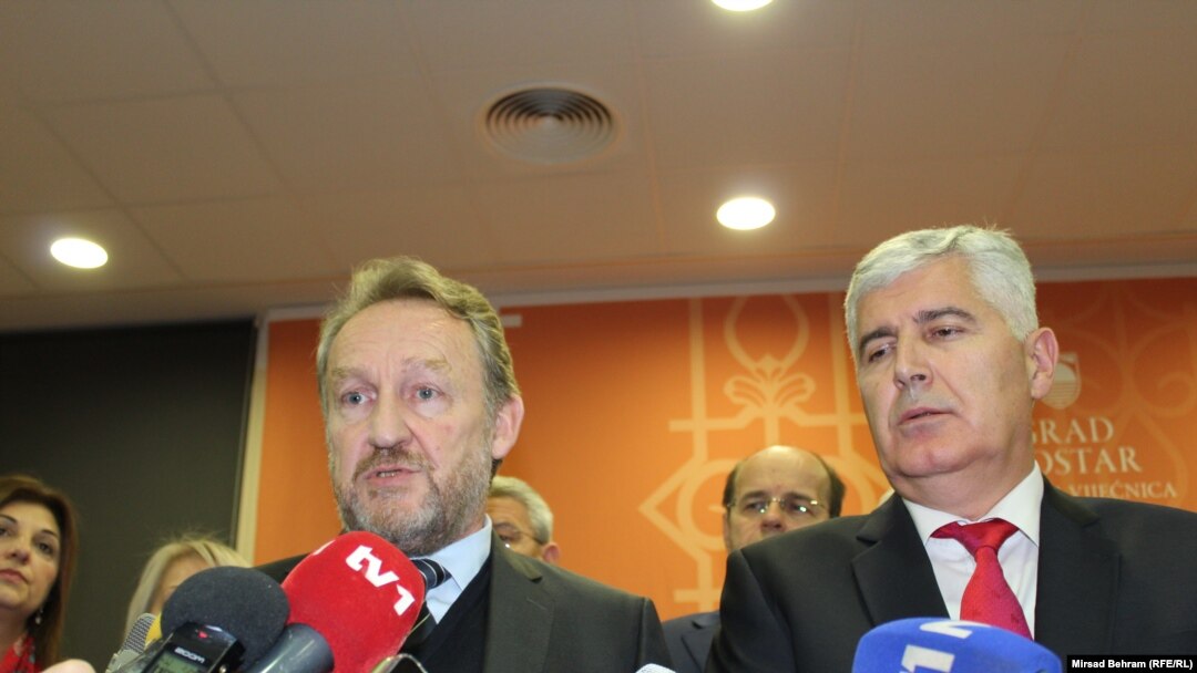 Bakir Izetbegović (SDA) i Dragan Čović (HDZ BiH) arhivska fotografija