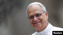 Papa Lav XIV na redovnoj nedeljnoj generalnoj audijenciji na trgu Svetog Petra, Vatikan, 21. maja 2025.