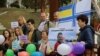 На акції в Києві привітали з 55-річчям фігуранта справи «українських диверсантів» Дудку