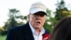 Президент США Дональд Трамп спілкується з журналістами, 27 квітня 2025 року