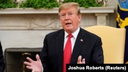 Дональд Трамп у Білому домі. Квітень 2019 року.